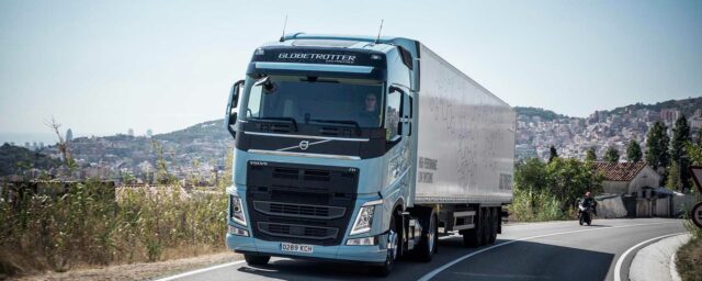 Volvos nya tunga lastbilar kör på gas