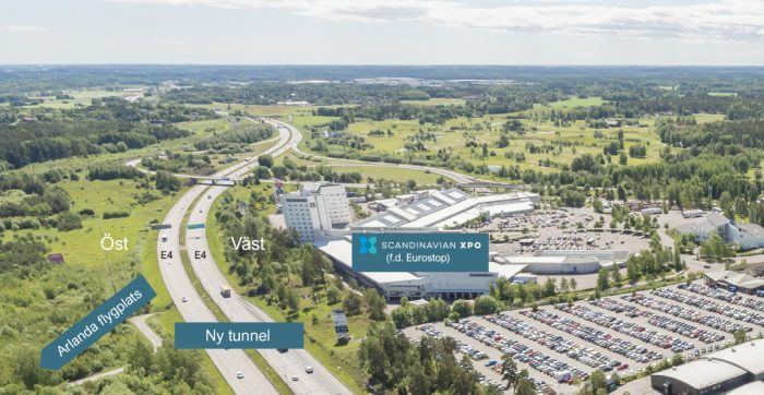 Infrastrukturen vid Arlandastad förbättras med ny tunnel