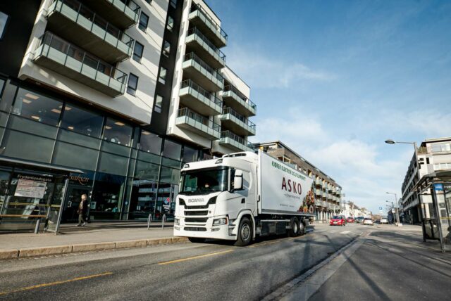 Scanias introducerar batterieldrivna lastbilar i Norge