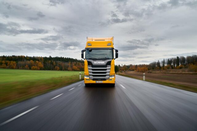 Jämförande lastbilstester med Scania 540 S som vinnare