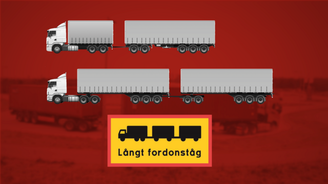 Okej för 34,5 meter lastbilar på svenska vägar
