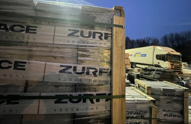 Zurface ska leverera natursten med el-lastbil